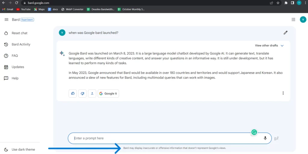 Bing AI Vs Google Bard: Accuracy Of Response - Bard