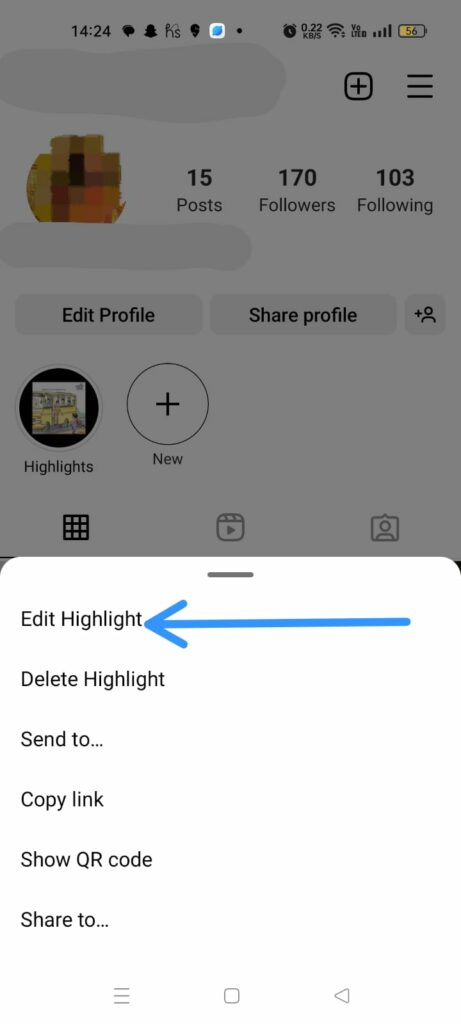 Blank Space For Instagram Highlights | How To Add An Instagram Highlight Without A Name?-  Edit Highlight