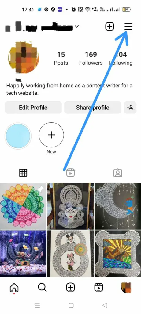 How To Unmute Notes On Instagram? How To Unmute On Instagram Through Your Account Settings? Hamburger menu