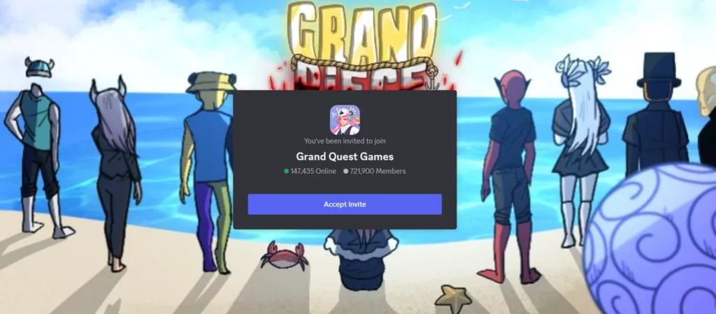 Grand Piece Online Discord