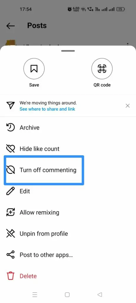 How To Hide All Comments On Instagram after posting -  Turn off commenting