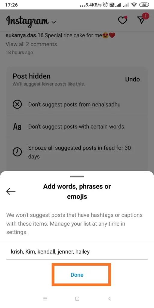 How To Hide Suggested Posts With Certain Words Or Phrases On Instagram_4