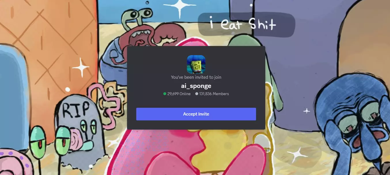 AI Spongebob Discord