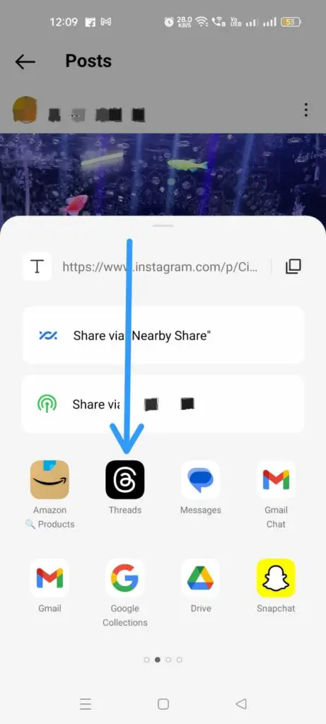 How To Share Your Instagram Post On Threads Using Share Button - Threads
