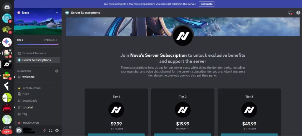 Nova Discord 
