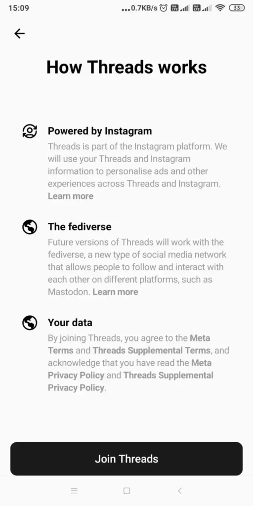 Connect Instagram To Threads 
