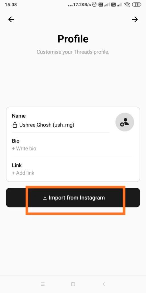 Connect Instagram To Threads 