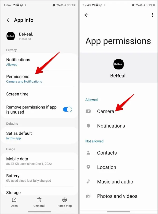 How To Fix BeReal Can't Resolve Your Request - Enable Permissions for Android