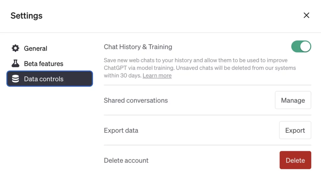 Access Settings To See Shared Links On ChatGPT_2