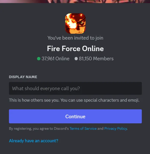 How To Join Fire Force Online Discord Server Link