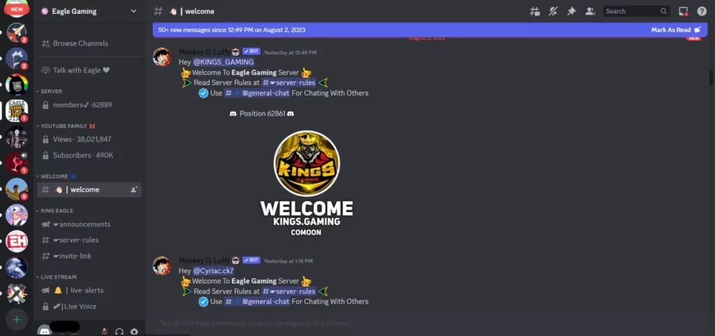 What Is Eagle Gaming Discord Server?
