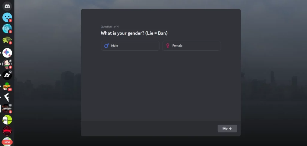 How To Join gg/toronto Discord Server Link? Select Gender