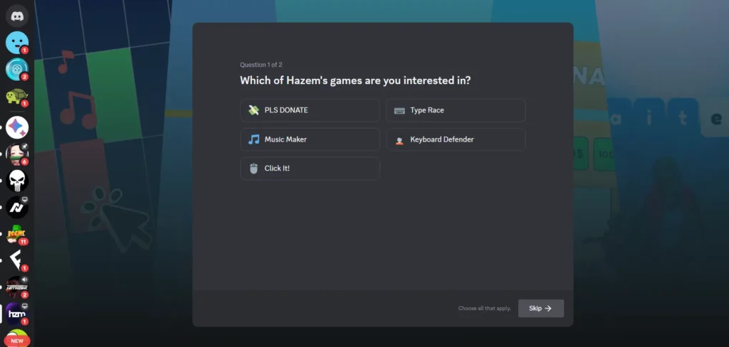 How To Join Hazem Discord Server Link? - Interested games