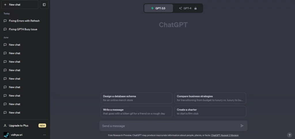 How To Share A Link To Chat In ChatGPT Web Browser? - Select chat