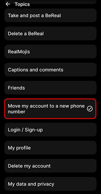 How To Transfer BeReal To A New Phone With A New Number