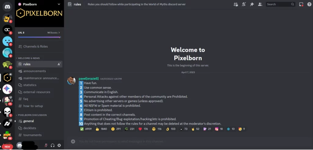 Is There A Pixelborn Discord Server?