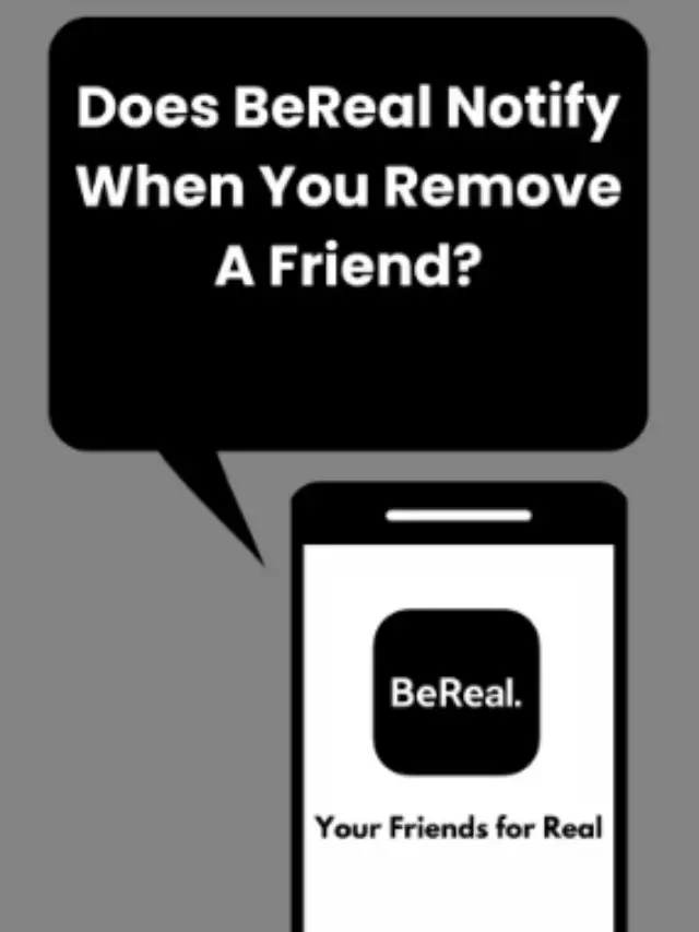 Does BeReal Notify When You Remove A Friend?