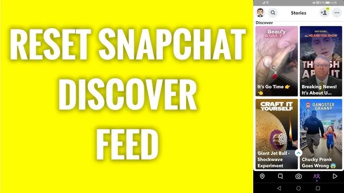 How To Reset Snapchat Discover 2023?