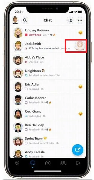 Snapchat Streak Restore via In-App Feature