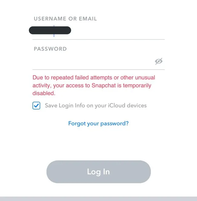 How To Fix 'Due To Multiple Attempts Or Other Unusual Activity Your Account Has Been Temporarily Disabled' Error Snapchat+?- The error