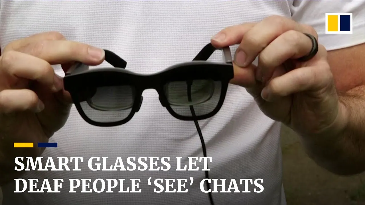 Transcribe AI Glasses For Deaf People